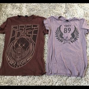 Set of 2 Obey Shirts